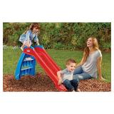 Little Tikes First Slide Toddler Slide, Easy Set Up Playset for Indoor Outdoor Backyard, Easy to Store, Safe Toy for Toddler, Slip And Slide For Kids (Red/Blue), 39.00