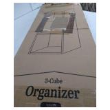 Whitmor Cube Organizer 3-Section, White