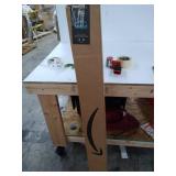 Pemko - 18100CNB36 Door Bottom Sweep, Clear Anodized Aluminum with 1" Gray Nylon Brush insert, 0.25"W x 1.875" H x 36" L