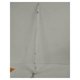 OutdoorMaster Beach Umbrella with Sand Bag - 6.5ft Beach Umbrella with Sand Anchor, UPF 50+ PU Coating with Carry Bag for Patio and Outdoor - Light Blue Striped