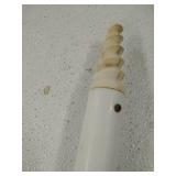 OutdoorMaster Beach Umbrella with Sand Bag - 6.5ft Beach Umbrella with Sand Anchor, UPF 50+ PU Coating with Carry Bag for Patio and Outdoor - Light Blue Striped