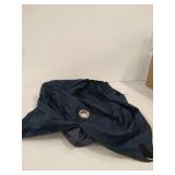 OutdoorMaster Beach Umbrella with Sand Bag - 6.5ft Beach Umbrella with Sand Anchor, UPF 50+ PU Coating with Carry Bag for Patio and Outdoor - Light Blue Striped