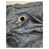 OutdoorMaster Beach Umbrella with Sand Bag - 6.5ft Beach Umbrella with Sand Anchor, UPF 50+ PU Coating with Carry Bag for Patio and Outdoor - Light Blue Striped