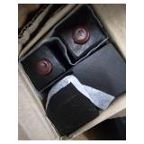 Roundhill Furniture Aneta Solid Wood Tufted Parsons Dining Chairs, Set of 2, Purple