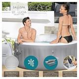 Bestway 1060038USX21 SaluSpa 67"x26"/1.70m x 66cm St.Lucia AirJet Spas & Accessories, Gray
