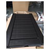 Rubbermaid Decorative Patio Chic Weather Resistant Outdoor Storage Cabinet, Black Oak