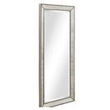 Empire Art Direct Solid Wood Frame Wall, 1"-Beveled Center Antique Mirror for Bathroom, Bedroom, Living Room, Ready to Hang, 24" x 54", Champagne