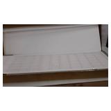 Oriental Furniture 5 ft. Tall Window Pane Shoji Screen - White - 4 Panels