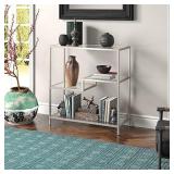 Henn&Hart Lovett Console Table, 42", Blackened Bronze