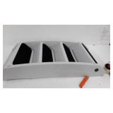 PetSafe CozyUp Folding Pet Steps - Pet Stairs for Indoor/Outdoor at Home or Travel - Dog Steps for High Beds - Siderails, Non-Slip Pads - Durable, Support up to 150 lbs - Extra Large, Gray