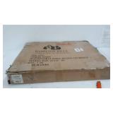 Hamilton Hills Clean Large Modern Black Frame Wall Mirror | Contemporary Premium Silver Backed Floating Glass Panel Vanity or Bathroom Mirrored Rectangle Hangs Horizontal or Vertical 22" x 30"