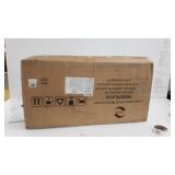 Linon Ella Acrylic Leg Bench, 35" w x 17" d x 18" h, Platinum/Clear