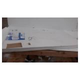 Classroom Keepers 12" x 18" Construction Paper Storage, 10-Slot, White, 16-7/8"H x 26-7/8"W x 18-1/2"D, 1 Piece