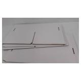 Classroom Keepers 12" x 18" Construction Paper Storage, 10-Slot, White, 16-7/8"H x 26-7/8"W x 18-1/2"D, 1 Piece