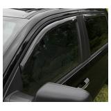 Auto Ventshade AVS 194818 in-Channel Ventvisor Side Window Deflector, 4-Piece Set for 2019-2020 Ram 1500, Crew Cab