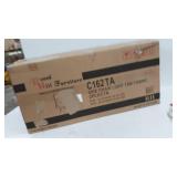 Roundhill Furniture Biony Tan Fabric Dining Chairs with Nailhead Trim, Set of 2