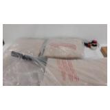 Roundhill Furniture Biony Tan Fabric Dining Chairs with Nailhead Trim, Set of 2