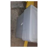 Sterilite 16796A04 Storage Tote, 30 gallon, Cement Lid and Base (Pack of 4)