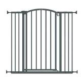 Summer Extra Tall Decor Safety Baby Gate, Gray 36 Tall, Fits Openings of 28 to 38.25 Wide, 20 Wide Door Opening, Baby and Pet Gate