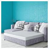 Classic Brands 4.5-Inch Cool Gel Memory Foam Replacement Mattress for Sleeper Sofa Bed Twin
