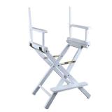 Casual Home 24-Inch Director Chair, White Frame