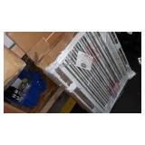 Regalo Open Area Baby Gate in White, up to 76" with Walk Through Door