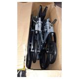 Medline Lightweight & User-Friendly Wheelchair With Flip-Back, Desk-Length Arms & Elevating Leg Rests for Extra Comfort, Gray, 18 Seat