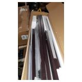 VASAGLE Toilet Storage Rack, Adjustable Bottom Bar, Brown