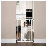 Carlson Extra Wide Walk Through Dog Gate with Door, Pressure Mount Kit & Wall Mount Kit