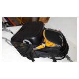 Kurgo Dog Carrier Backpack for Small Pets - Dogs & Cats TSA Airline Approved Cat Hiking or Travel Waterproof Bottom G-Train K9 Ruck Sack Red Black