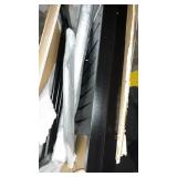 B&Z KD-30B Wooden Rocking Chair Classic Porch Rocker Outdoor Indoor Black