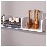 SEI Furniture Sectionalized Storage, White