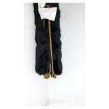 Urban Shop Mongolian Butterfly Chair, Black