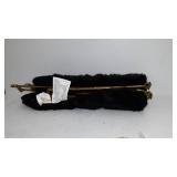 Urban Shop Mongolian Butterfly Chair, Black