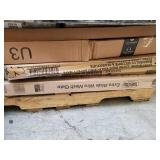 Miscellaneous Pallet: See pictures safety gates, car parts, bed frames, furniture, Curtain Rods, blinds, mystery boxes