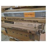 Miscellaneous Pallet: See pictures safety gates, car parts, bed frames, furniture, Curtain Rods, blinds, mystery boxes