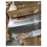 Miscellaneous Pallet: See pictures juicer, furniture, safety gates, Brother Ink, large mystery boxes