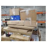 Miscellaneous Pallet: See pictures juicer, furniture, safety gates, Brother Ink, large mystery boxes