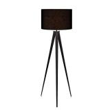 Versanora VN-L00006 Romanza Tripod Metal Legs LED Floor Lamp, Black