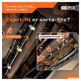 Dorman 919-129 Stainless Steel Brake Line Kit Compatible with Select Chevrolet/GMC Models (OE FIX)