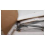 Tvilum 2 Drawer Desk, White High Gloss