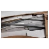 Tvilum 2 Drawer Desk, White High Gloss