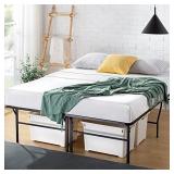 ZINUS SmartBase Heavy Duty Mattress Foundation / 18 Inch Metal Platform Bed Frame / No Box Spring Needed / Sturdy Steel Frame / Underbed Storage, Full