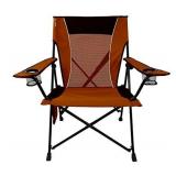 Kijaro Dual Lock Portable Camping and Sports Chair, Victoria Desert Orange