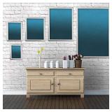 SECO Front Load Easy Open Snap Poster Frame/Picture Frame 24" x 36", Silver Metal Frame (SN2436NEW)