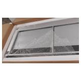 Convenience Concepts Gold Coast Mirror Coffee Table with Two Drawers, Mirror / Silver Frame