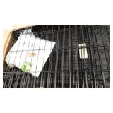 Dog Crate 1536DDU MidWest ICrate 36 Inches Double Door Folding Metal Dog Crate w/ Divider Panel, Floor Protecting Feet & Leak Proof Dog Tray Intermediate Dog Breed, Black