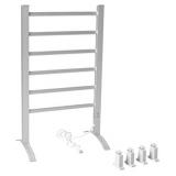 Heat Rails PA002T Towel Warmer Drying Rack with Timer, Brushed Chrome Color
