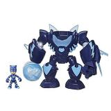 PJ Masks Robo-Catboy Preschool Toy with Lights and Sounds for Kids Ages 3 and Up, Catboy Robot Suit with Catboy Action Figure
