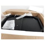 Walker Edison Modern Olivia 2 Drawer Wood Rectangle Side Table Living Room Small End Accent Table, 20 Inch, Slate Grey